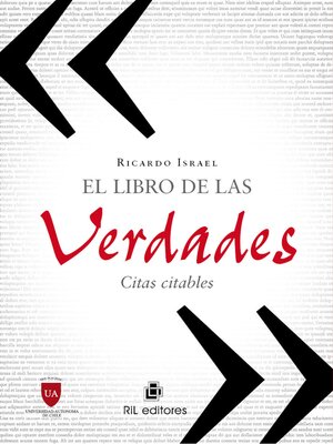 cover image of El libro de las verdades. Citas citables